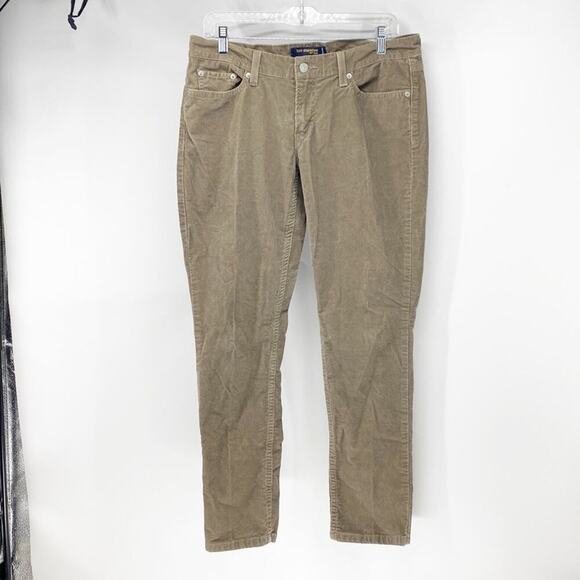 Levi’s 524 too super low corduroy skinny pants casual office comfy 30x30 - Picture 1 of 6